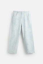 شلوار جین مردانه زارا DISTRESSED BAGGY FIT JEANS