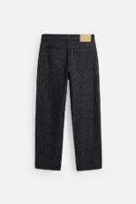 شلوار مردانه زارا COTTON - HEMP STRAIGHT-LEG JEANS