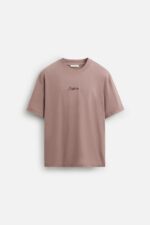 تیشرت مردانه زارا CONTRAST EMBROIDERY T-SHIRT