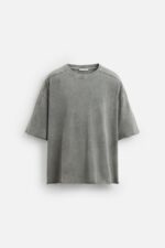 تیشرت مردانه زارا WASHED RELAXED FIT T-SHIRT