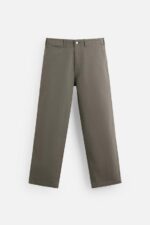 شلوار مردانه زارا RELAXED FIT CHINO TROUSERS
