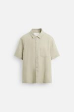 پیراهن مردانه زارا 100% LINEN SHIRT
