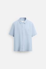 پیراهن مردانه زارا 100% LINEN SHIRT