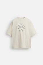 تیشرت مردانه زارا WASHED PRINT T-SHIRT