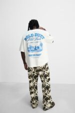تیشرت مردانه زارا WASHED PRINT T-SHIRT