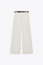شلوار زنانه زارا DOUBLE PLEAT TROUSERS WITH BELT