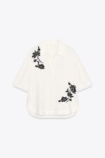 پیراهن زنانه زارا ZW COLLECTION EMBROIDERED SHIRT