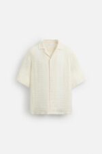 پیراهن مردانه زارا STRIPED JACQUARD SHIRT