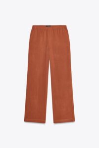شلوار زنانه زارا pyjama-style trousers