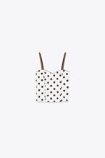 تاپ زنانه زارا POLKA DOT CORSETRY TOP