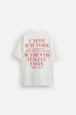 تیشرت مردانه زارا SLOGAN PRINT T-SHIRT
