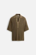 پولوشرت مردانه زارا KNITTED POLO SHIRT