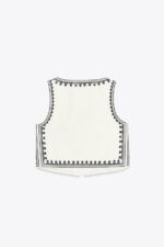 جلیقه زنانه زارا CONTRAST EMBROIDERY WAISTCOAT