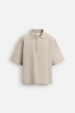 پولوشرت مردانه زارا FLOWING POLO SHIRT