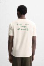 تیشرت مردانه زارا CONTRAST PRINT T-SHIRT