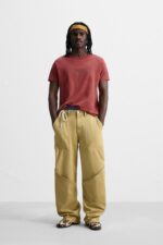 تیشرت مردانه زارا WASHED RELIEF T-SHIRT