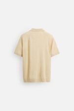 پولوشرت مردانه زارا 100% LINEN KNIT POLO SHIRT
