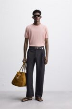 تیشرت مردانه زارا KNIT T-SHIRT
