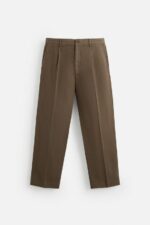 شلوار مردانه زارا WASHED SUIT TROUSERS