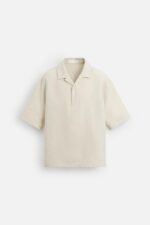 تیشرت مردانه زارا RELAXED FIT POLO SHIRT