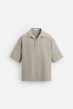 تیشرت مردانه زارا RELAXED FIT POLO SHIRT