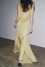 لباس بلند زنانه زارا JACQUARD LONG DRESS ZW COLLECTION