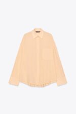 پیراهن زنانه زارا OVERSIZE GAUZE SHIRT