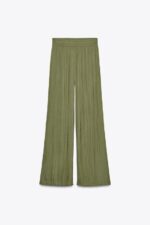 شلوار زنانه زارا WIDE FLOWING TROUSERS