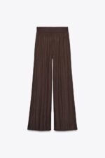 شلوار زنانه زارا WIDE FLOWING TROUSERS