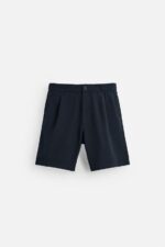 شلوارک مردانه زارا TEXTURED REGULAR FIT BERMUDA SHORTS