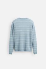 سویشرت لینن مردانه زارا 100% LINEN STRIPED SWEATER