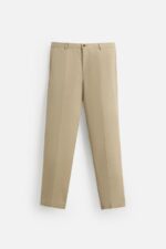 شلوار مردانه زارا WASHED SUIT TROUSERS