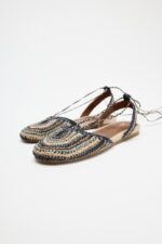 کفش زنانه زارا WOVEN FLAT SHOES