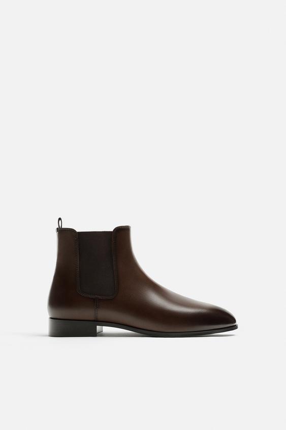 بوت مردانه زارا CHELSEA BOOTS WITH POINTED TOE
