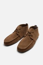 کفش مردانه زارا LIMITED EDITION LEATHER BOOTS