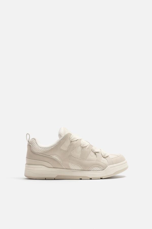 کفش مردانه زارا maxi lace-up trainers