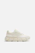 کفش کتونی مردانه زارا CHUNKY SOLE TRAINERS