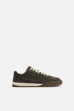 کفش کتونی مردانه زارا ANIMAL PRINT TRAINERS