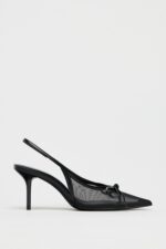 کفش مجلسی زنانه زارا MESH SLINGBACK SHOES WITH BOW