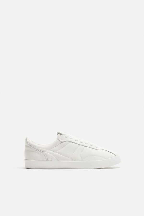 کفش مردانه زارا padded leather trainers