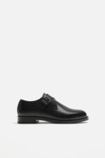 کفش چرم مردانه زارا LEATHER SHOES WITH BUCKLE