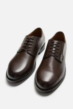 کفش مجلسی چرم مردانه زارا LEATHER DRESS SHOES