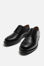 کفش چرم مردانه زارا LEATHER DRESS SHOES