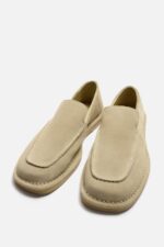 کفش لوفر مردانه زارا CASUAL LEATHER LOAFERS