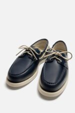 کفش کلاسیک مردانه زارا LEATHER DECK SHOES