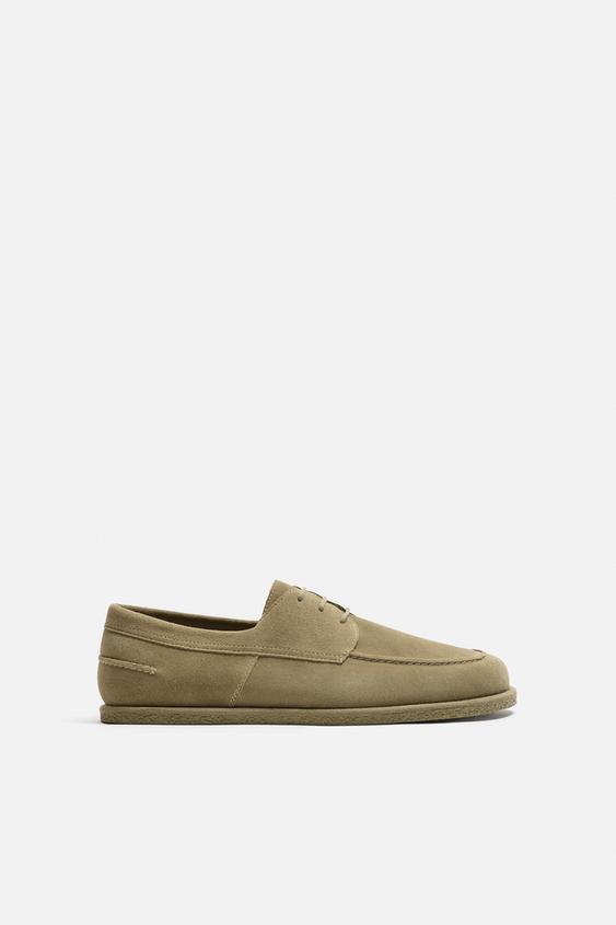کفش چرم مردانه زارا casual leather shoes