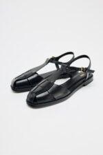 صندل فلت زنانه زارا FLAT-SOLE SANDALS