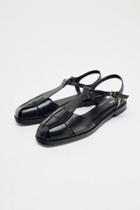 صندل فلت زنانه زارا flat-sole sandals