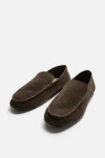 کفش لوفر مردانه زارا LIMITED EDITION LEATHER LOAFERS