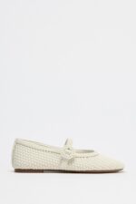 کفش بالرین تخت زنانه زارا BRAIDED BALLERINA FLATS